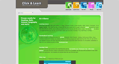 Desktop Screenshot of clickandlearn.com